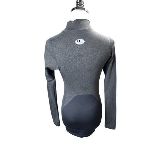 Under Armor Sweatshirt Women's Size XS Gray Compression Cold Gear Turtle Neck - Picture 2 of 7